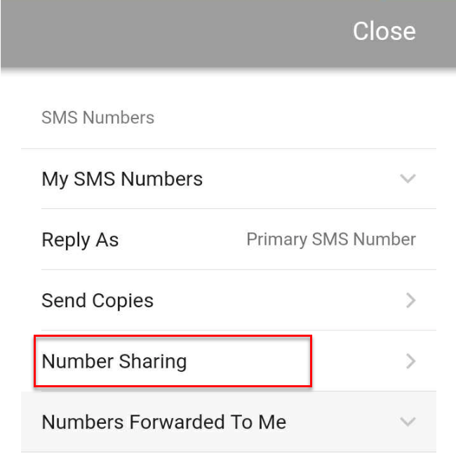 SMS Number Sharing ReachUC